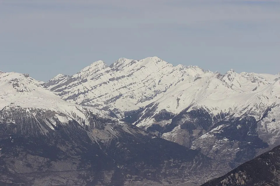 Rinderhorn, Altels and Balmhorn (16180814744)