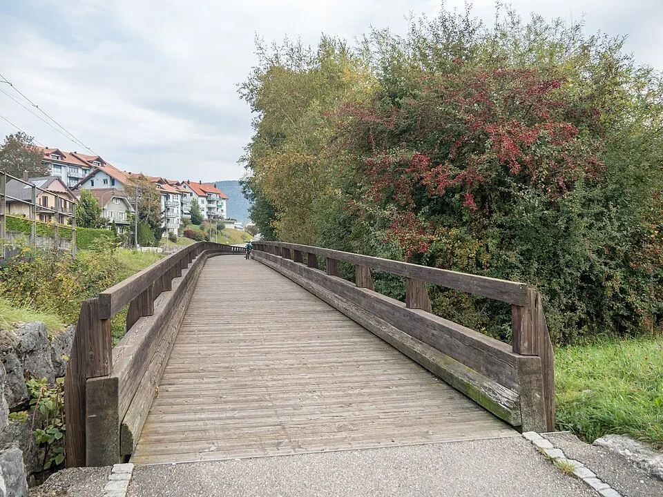 Fussgänger Steg über die Birs, Tavannes BE 20181006 jag9889