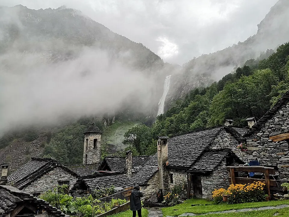Cascata di Foroglio — Foroglio, Val Bavona