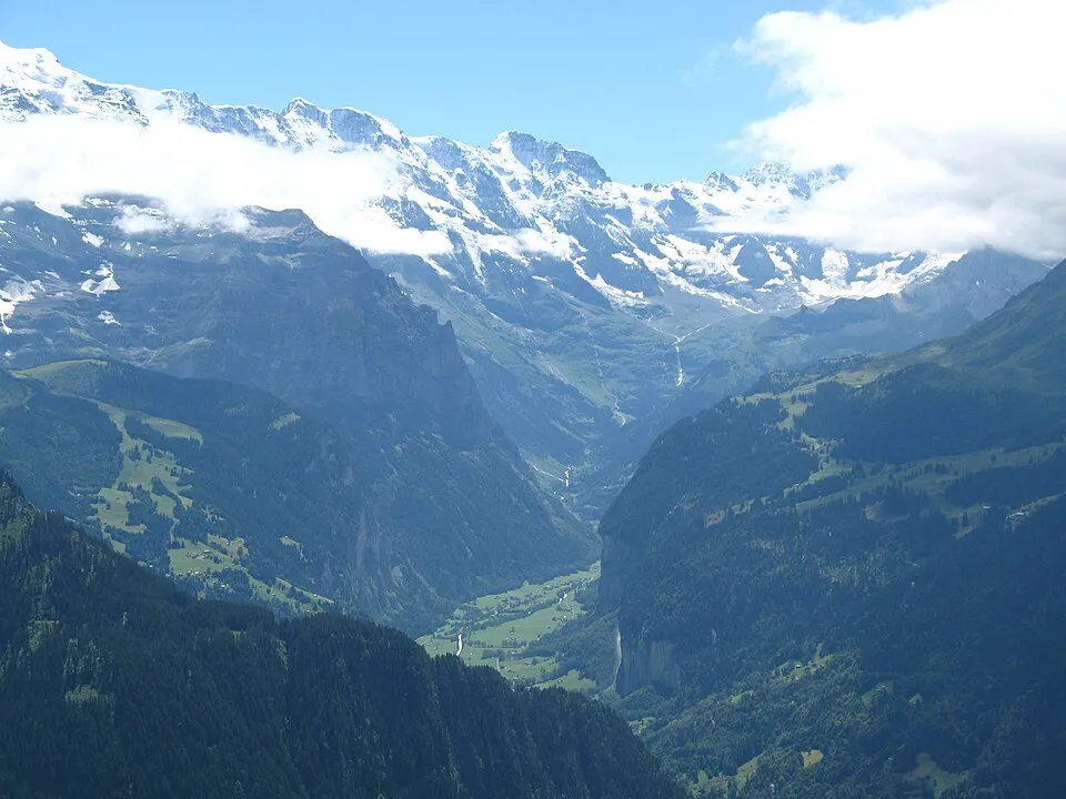 5802 Schynige Platte Ebnefluh, Mittaghorn, Grosshorn, Breithorn, Lauterbrunnental