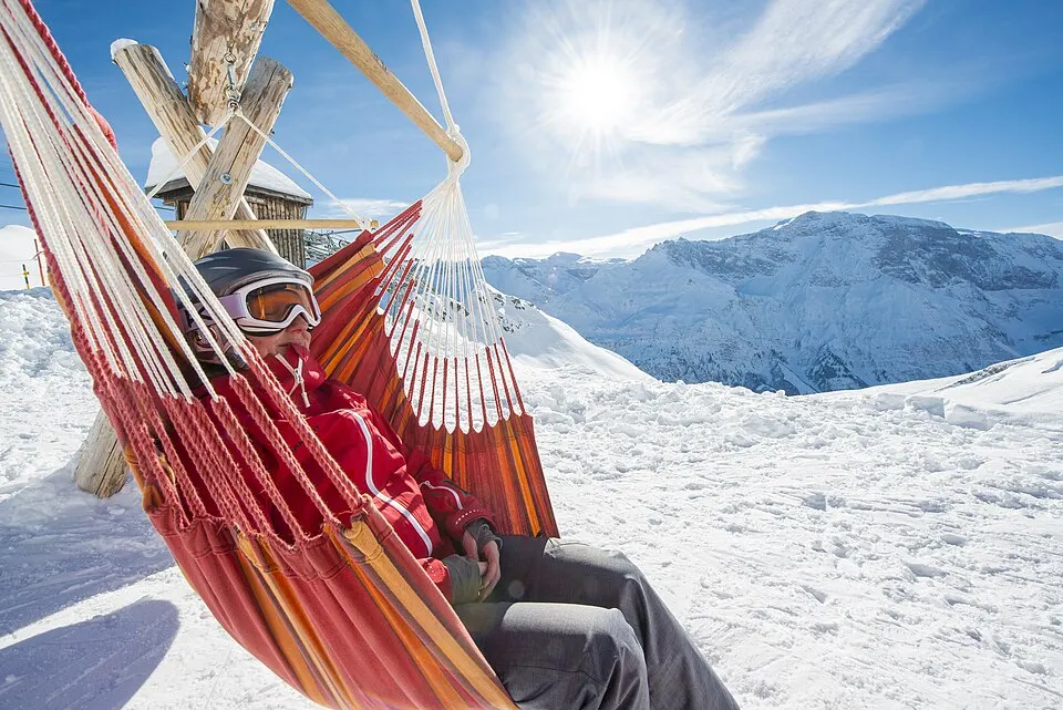 Chill out im Skigebiet von Elm, Glarus Süd, Kanton Glarus