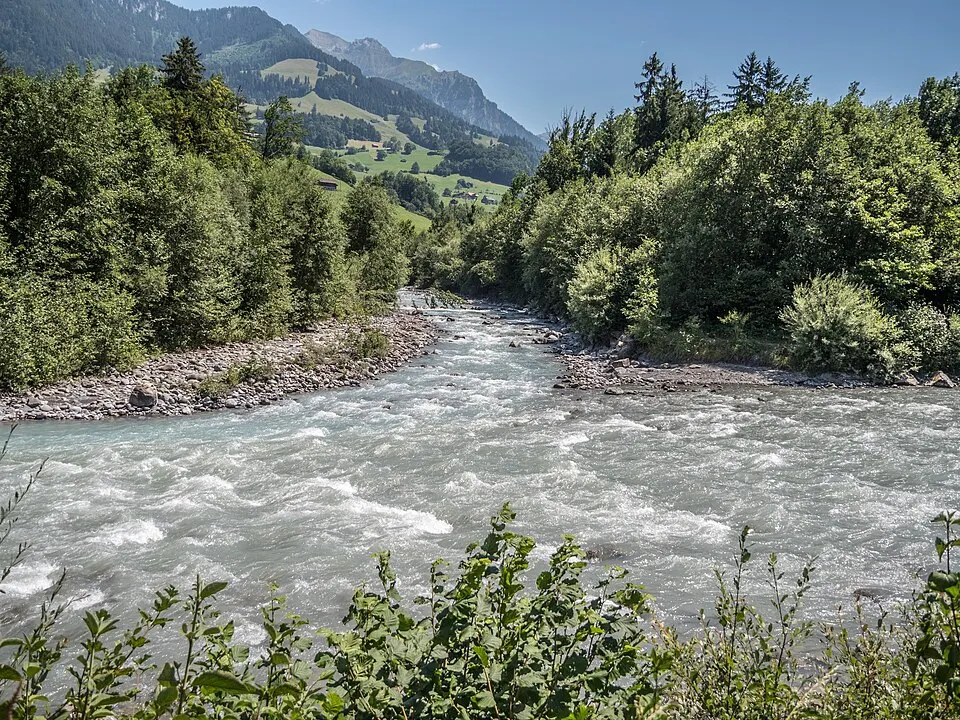 Chiene Mündung in die Kander, Kien BE 20220718 jag9889