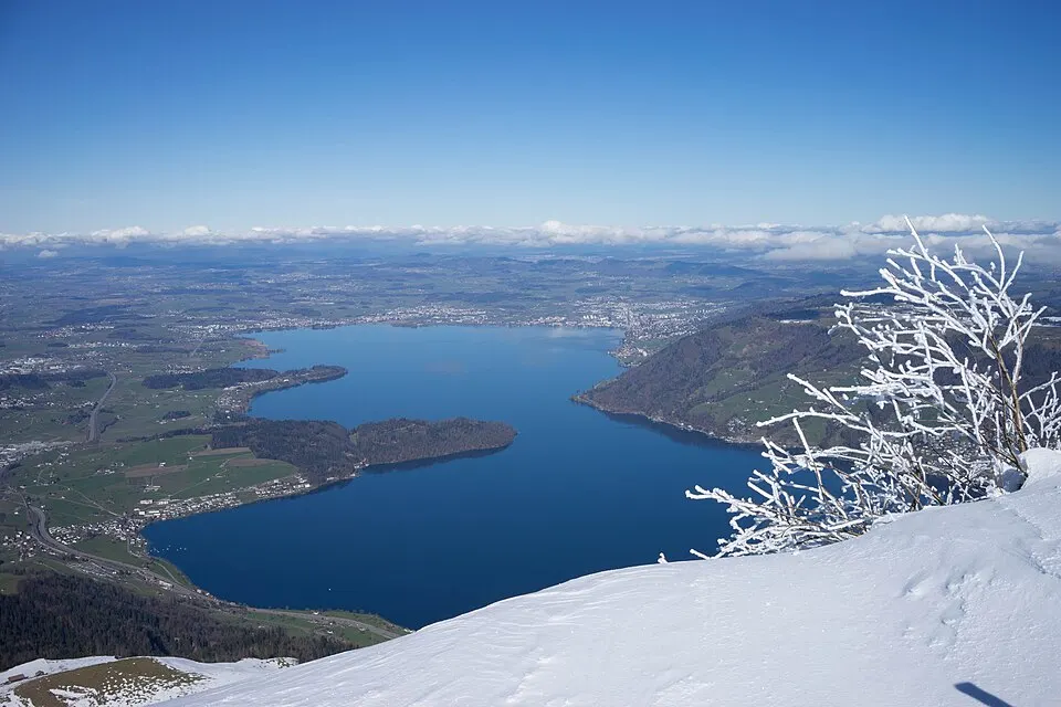 Lake Zug from Rigi, Switzerland