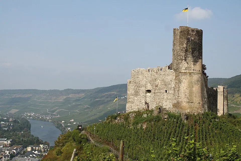 Ruins of Landshut Castle, near Bernkastel Kues, Germany