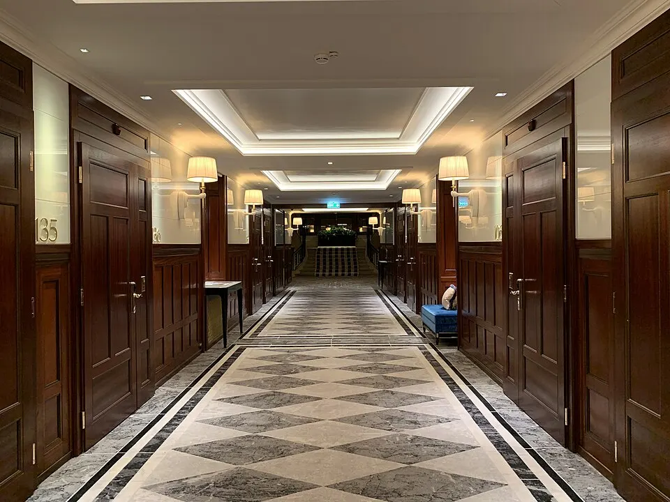 Lausanne Palace, couloir