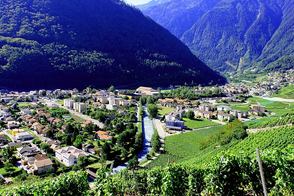 Martigny, ville romaine et moderne, Martigny Bourg