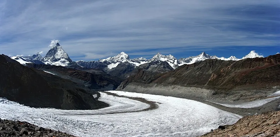 Panorama Monte Rosa Hut 1