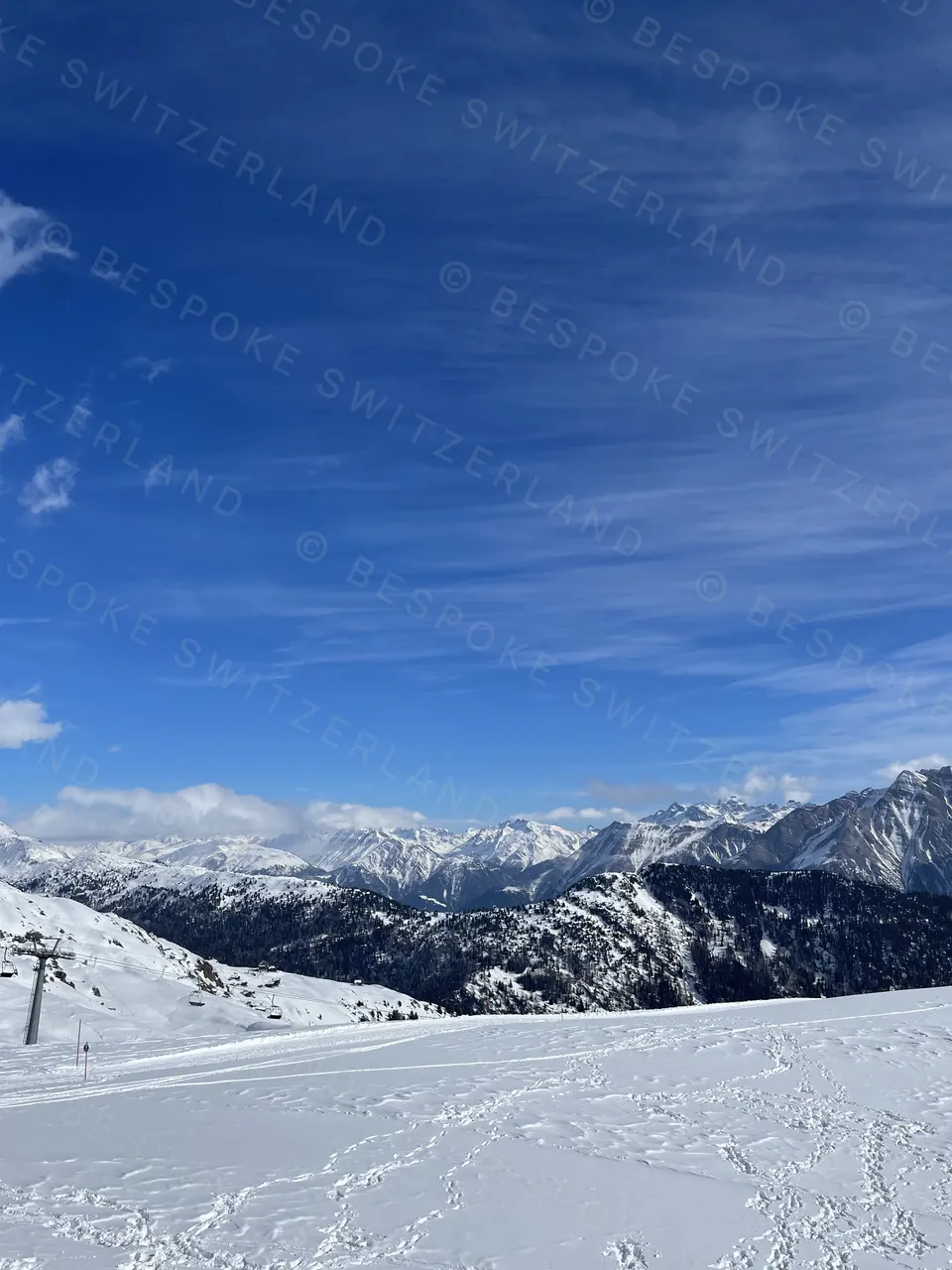 Pistes above Riederalp, Aletsch Arena