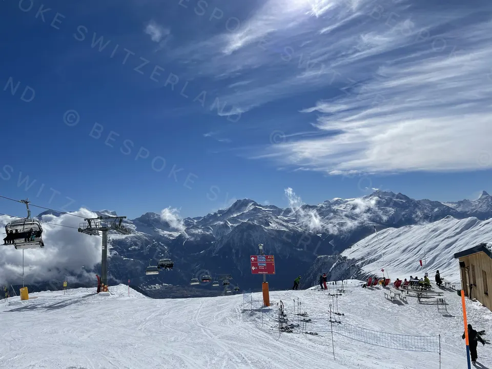 On the Moosfluh side of the Aletsch Arena