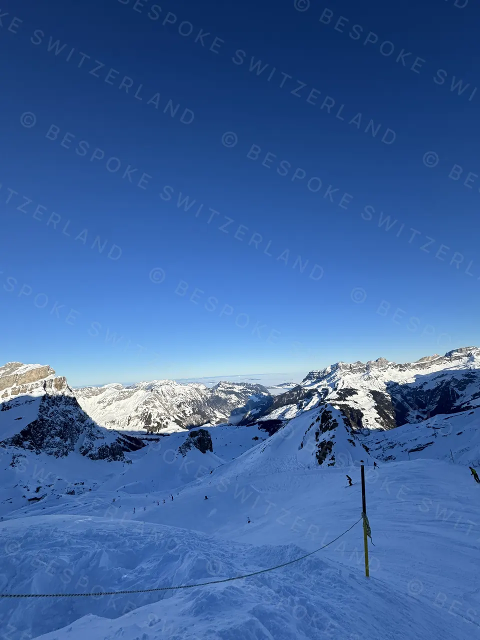 Engelberg-Titlis — Trübsee and the Titlis in winter