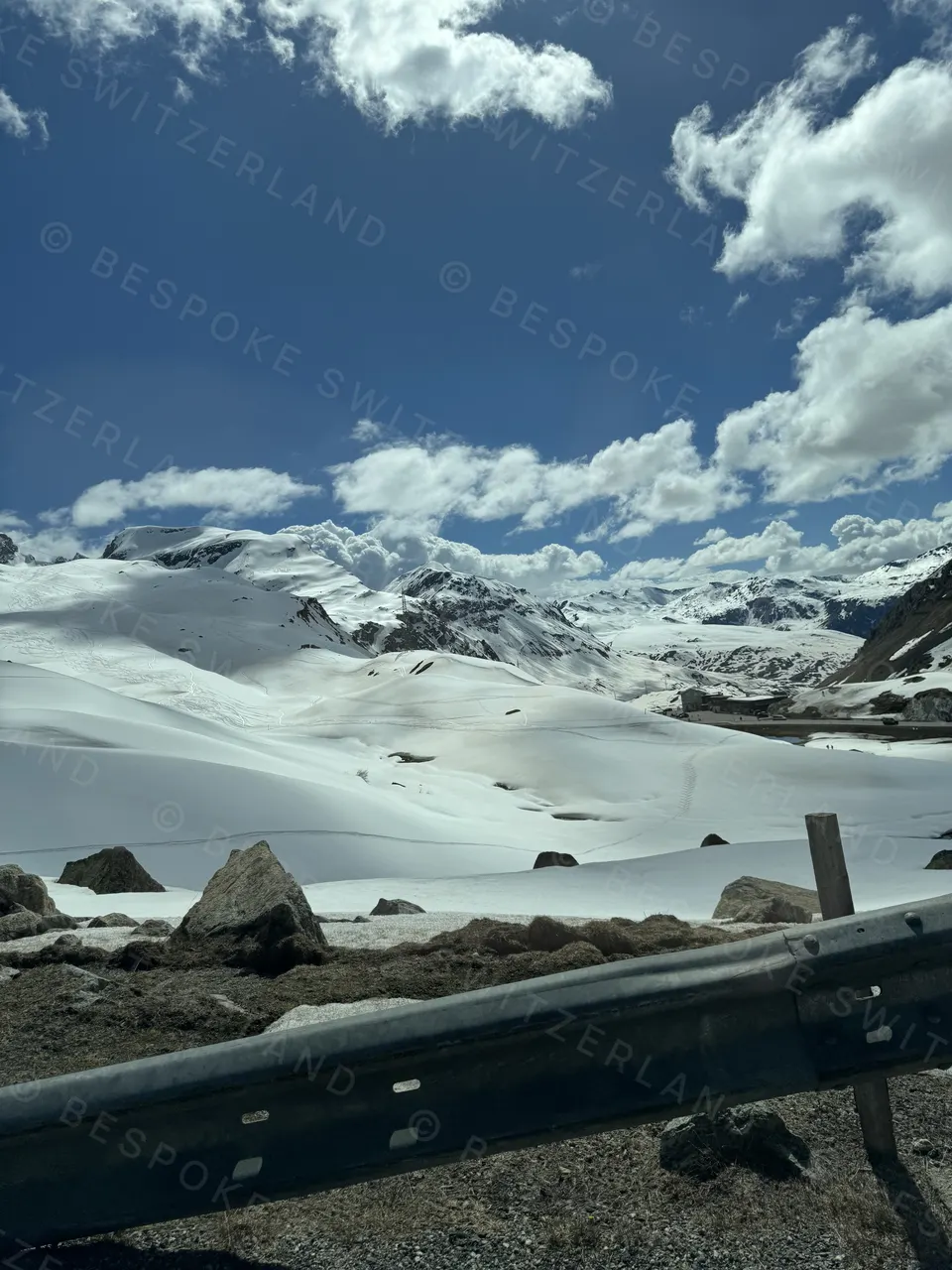 Julier Pass — Snow walls on the Julier in May