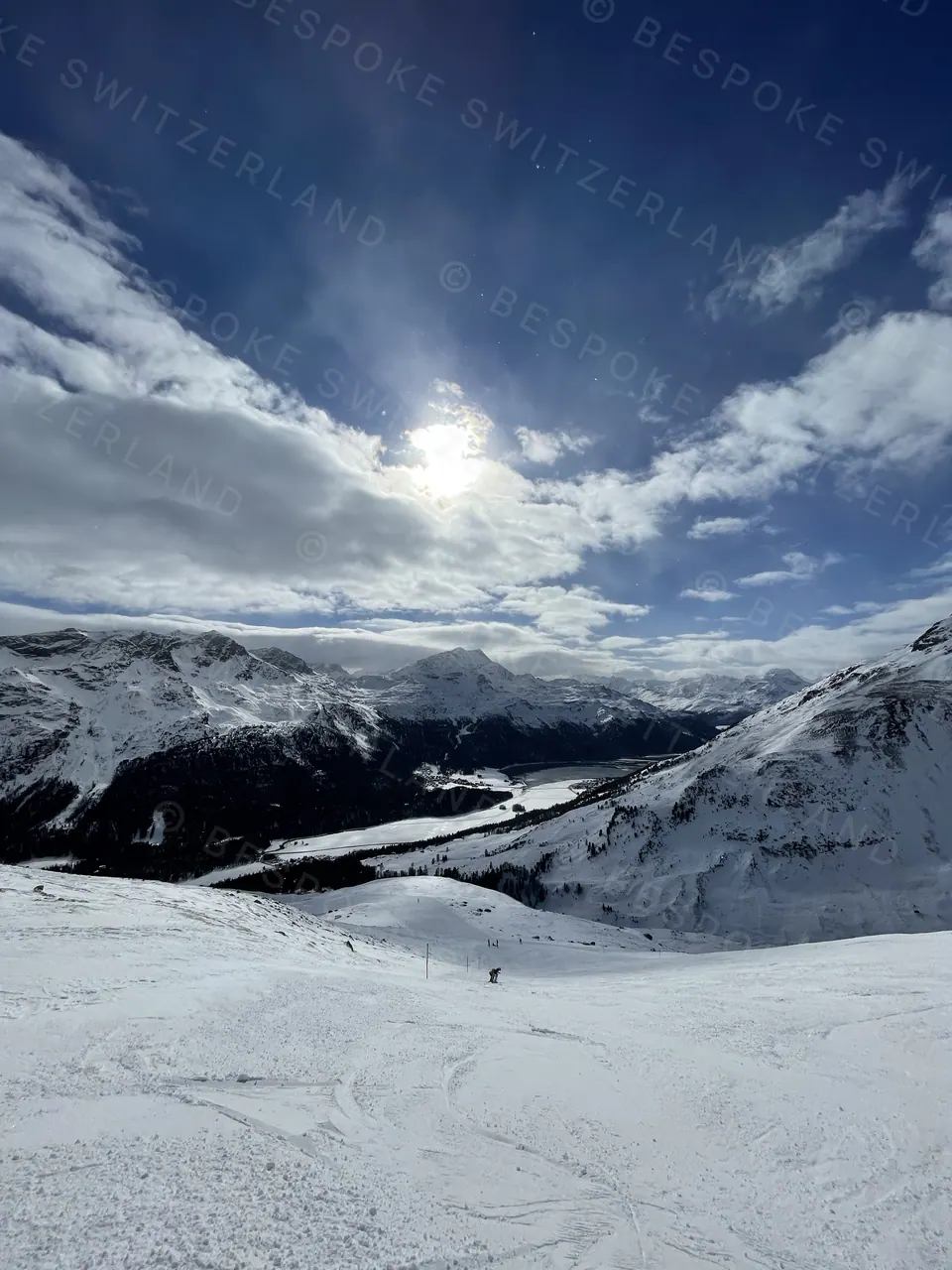 On the Corviglia slopes above St. Moritz
