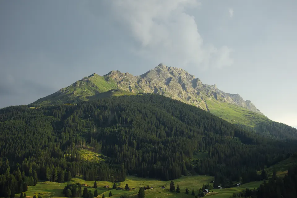 Parc Ela — Piz Arlos, aufgenommen in Savognin
