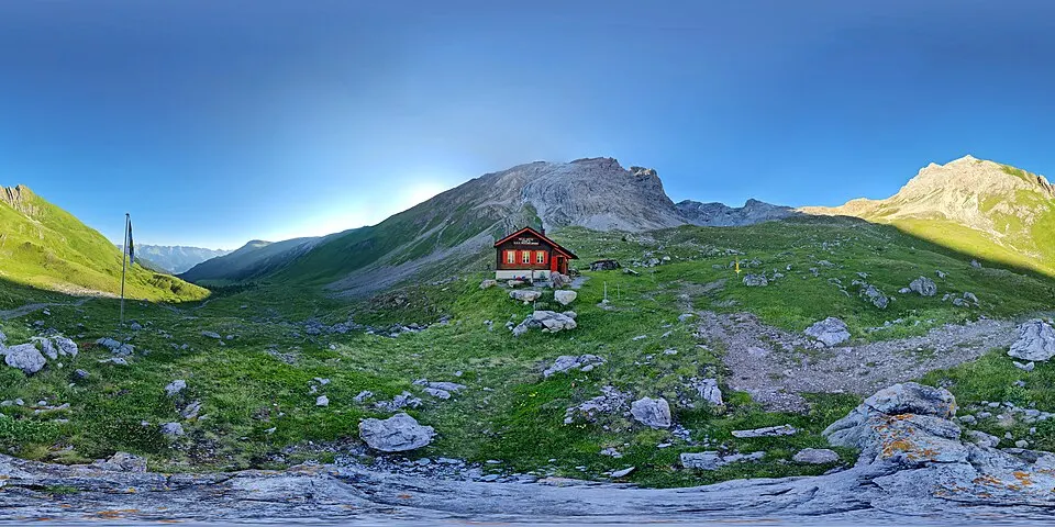 Parc Ela — Chamona d’Ela Spherical Panorama