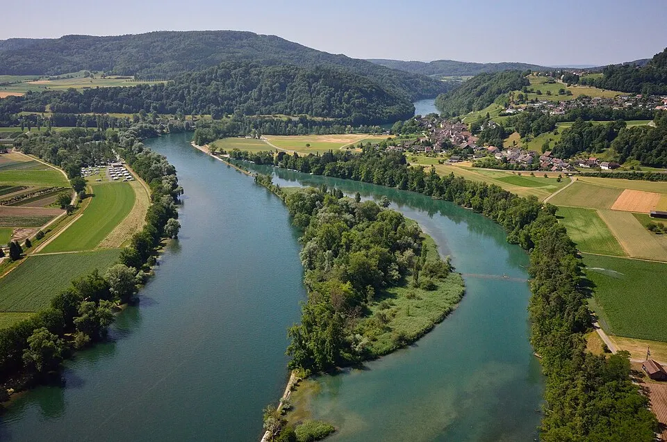 Regionaler Naturpark Schaffhausen — Rhein bei Rüdlingen
