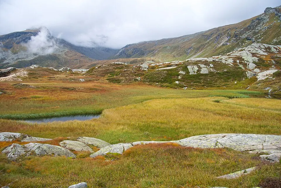 Herbst auf dem San Bernardino Pass