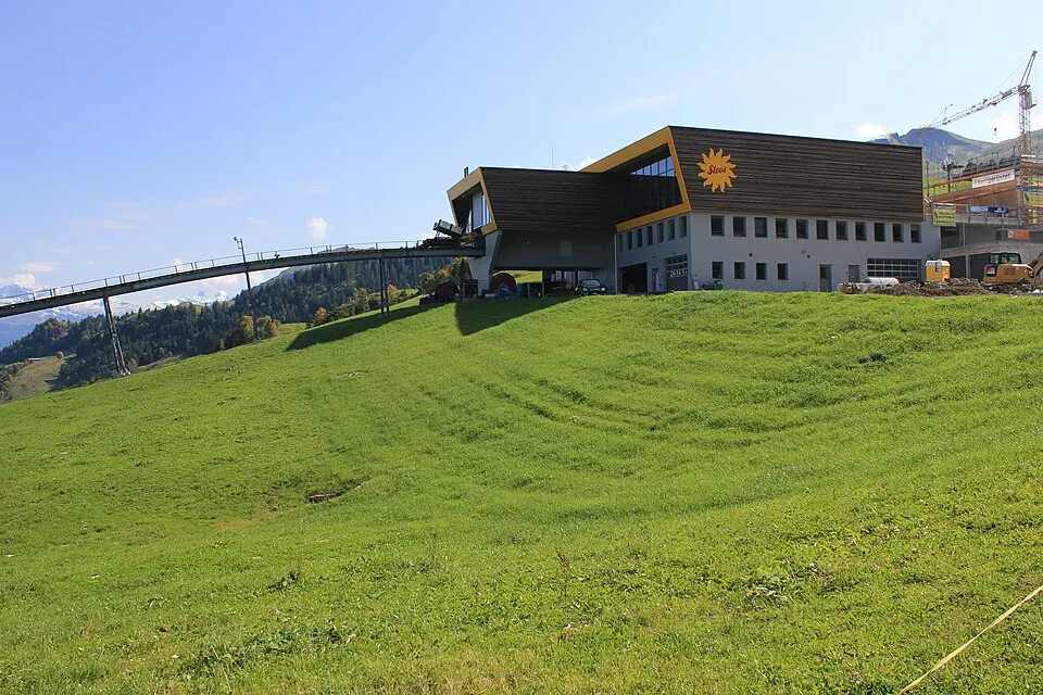 Bergstation der neuen Stoosbahn im Bau (1)