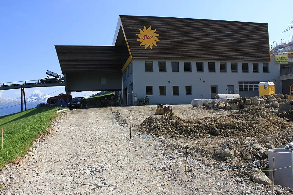 Bergstation der neuen Stoosbahn im Bau (2)